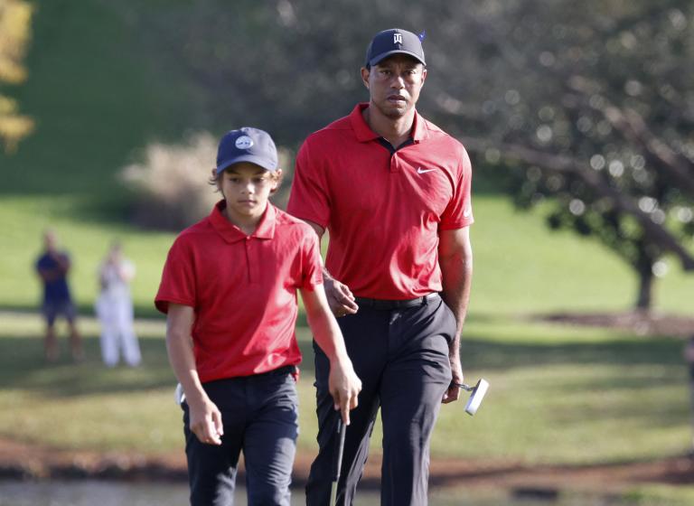 Tiger woods outlet red on sunday